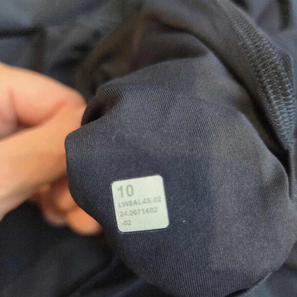 lululemon Narrow Waistband Tennis Skirt Navy Sz 10 - Picture 6 of 6